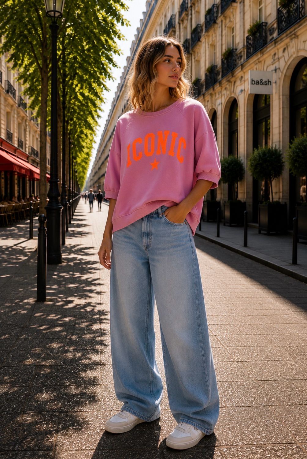 Sweat iconic rose La Cabane