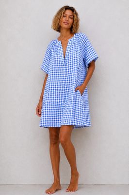 Robe Vichy bleu