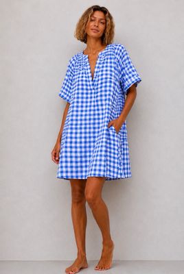 Robe Vichy bleu Robe Vichy bleu