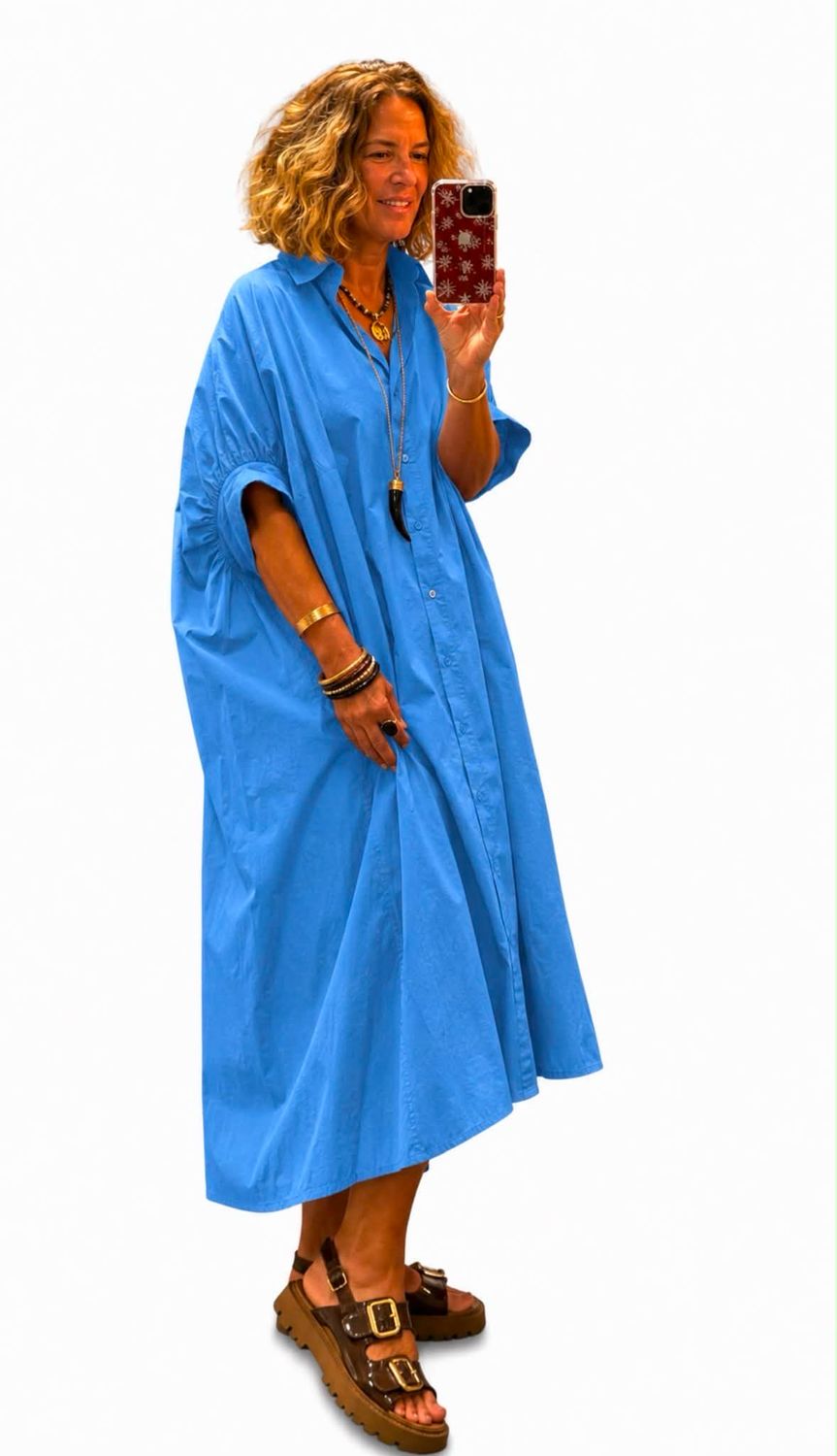 Robe Célia bleu