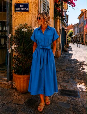 Robe Lili bleu Robe Lili bleu
