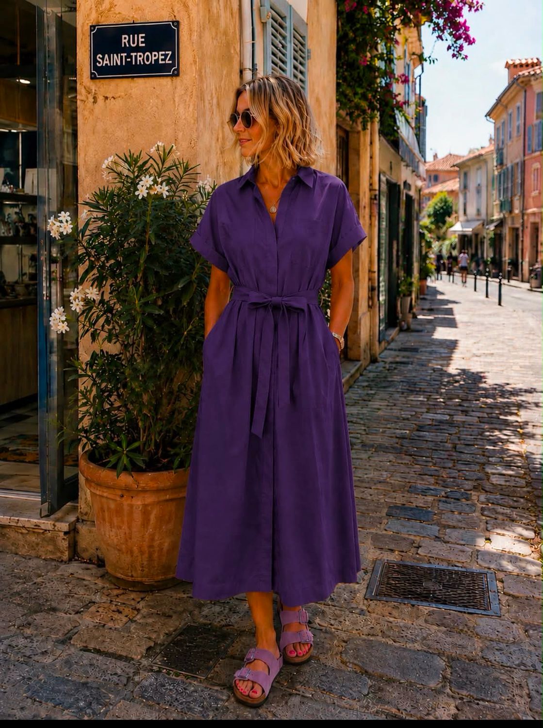 Robe Lili mauve