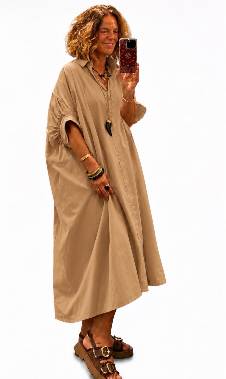 Robe Célia Camel Robe Célia Camel