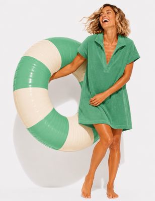 Robe en éponge verte Robe en éponge verte