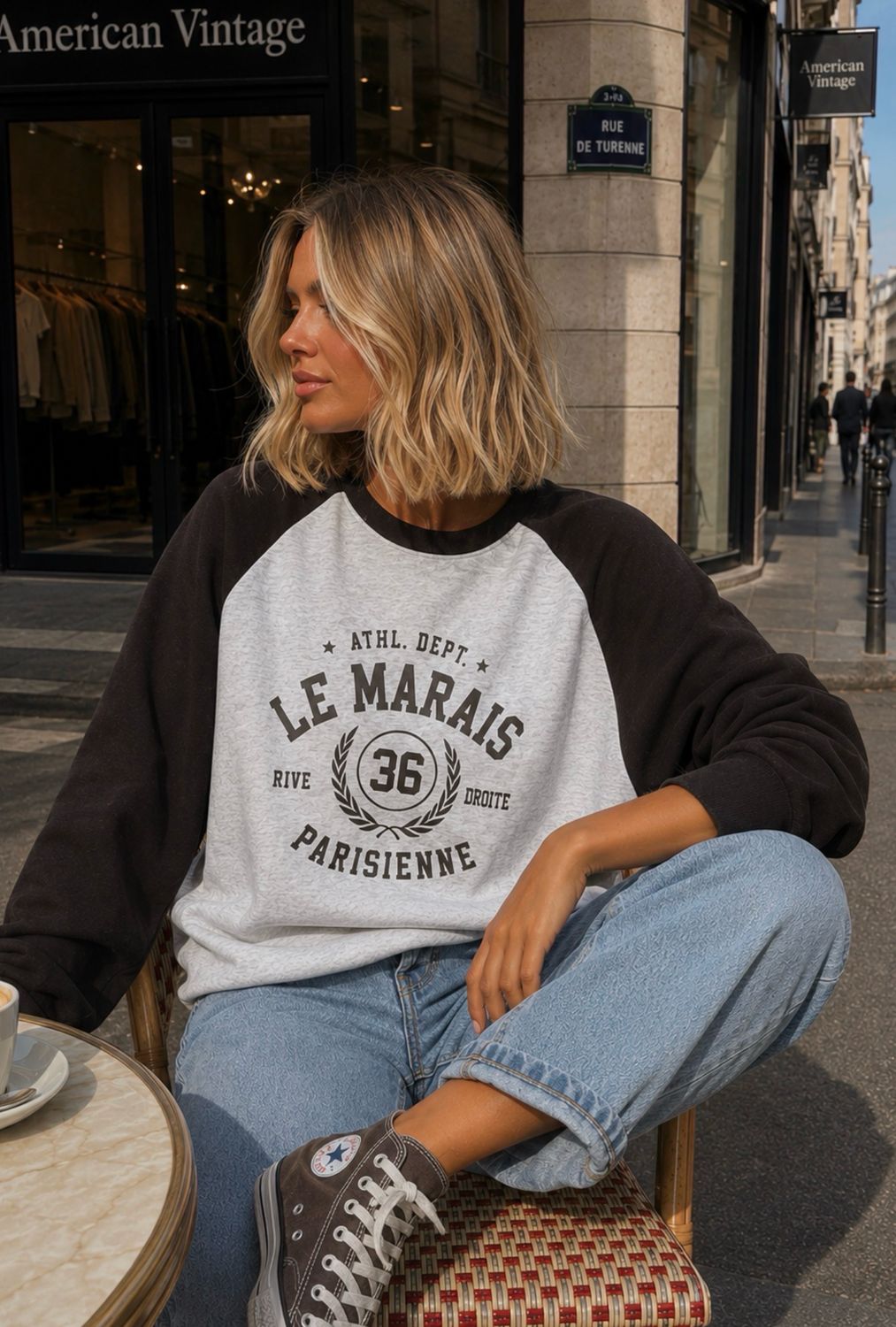 Sweat le Marais chocolat la Cabane Sweat le Marais chocolat la Cabane