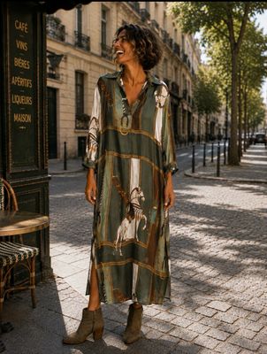 Robe Cecile kaki Robe Cecile kaki