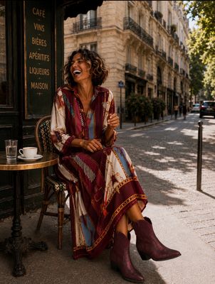 Robe Cecile Bordeaux Robe Cecile Bordeaux