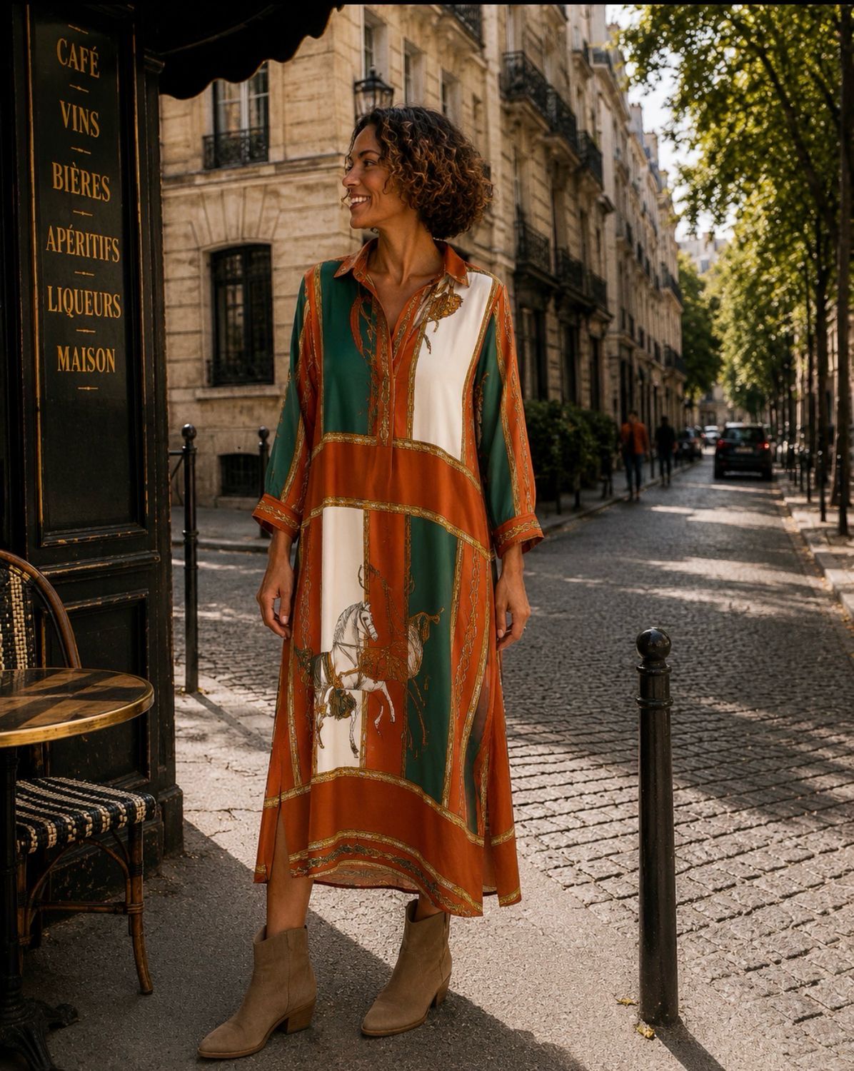 Robe Cecile rouille