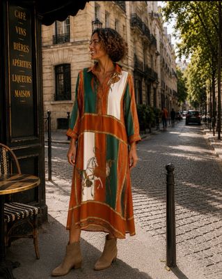 Robe Cecile rouille Robe Cecile rouille