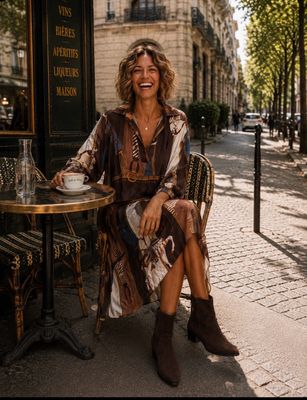 Robe Cecile chocolat Robe Cecile chocolat