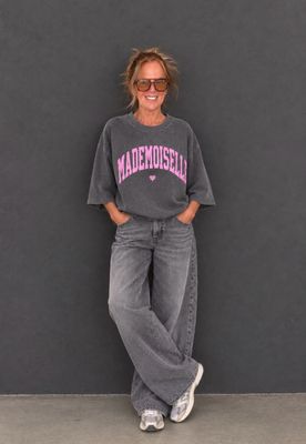 Sweat gris mademoiselle la Cabane Sweat gris mademoiselle la Cabane