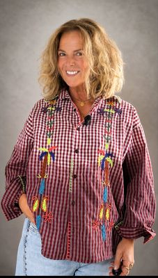 Chemise Zia bordeaux Chemise Zia bordeaux