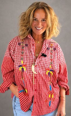 Chemise Zia rouge Chemise Zia rouge