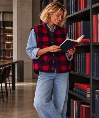 Gilet Pauline Navy la Cabane