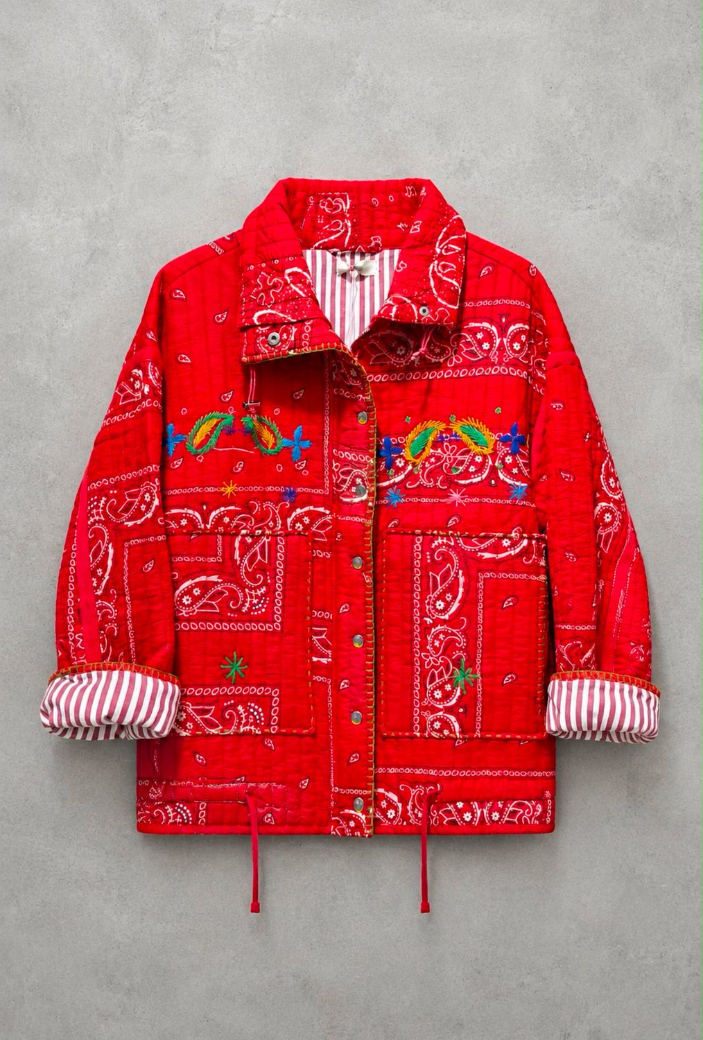 Veste bandana rouge Veste bandana rouge