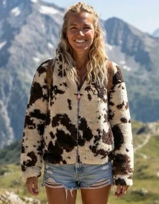 Veste vache la Cabane Veste vache la Cabane