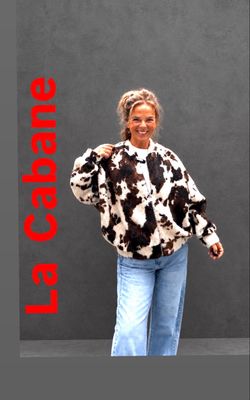 Veste vache la Cabane Veste vache la Cabane