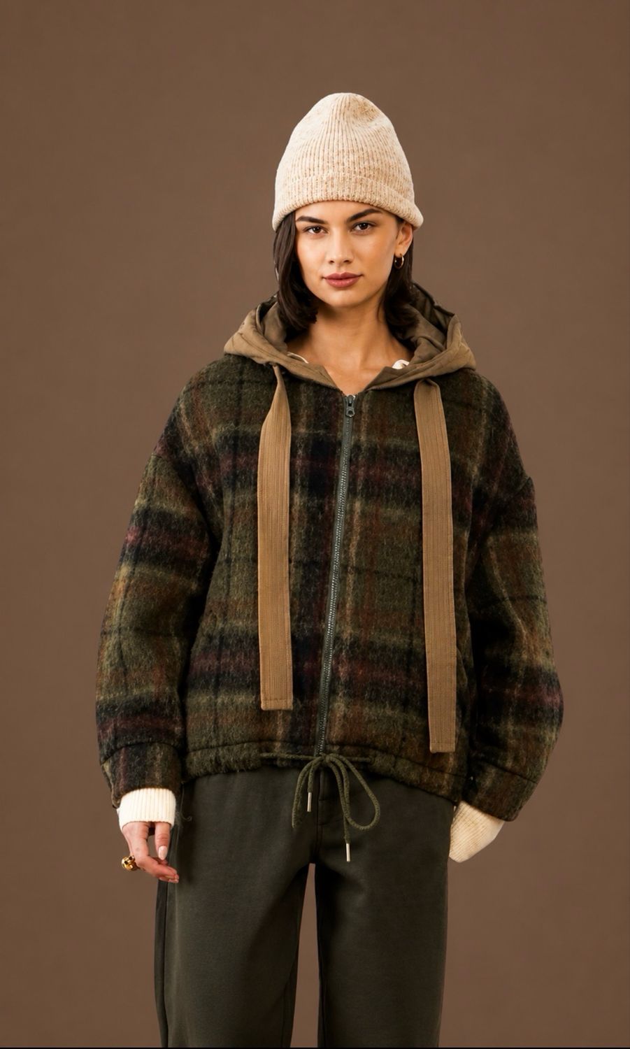 Veste à carreaux « Orfeo «