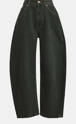 Jeans’ court Essentiel à jambe barrel gris foncé Jeans’ court Essentiel à jambe barrel gris foncé