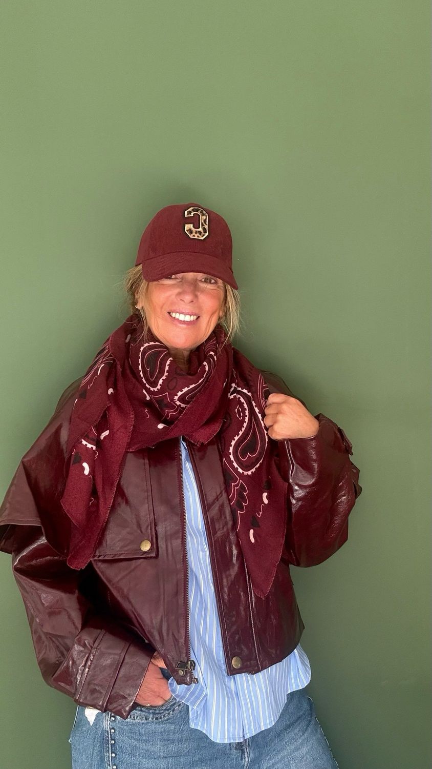 Veste Sophie Bordeaux