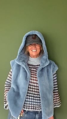 Gilet doudou ciel la Cabane Gilet doudou ciel la Cabane