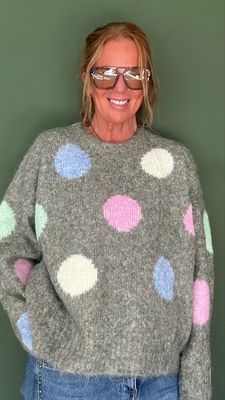 Pull Vanessa kaki a pois la Cabane Pull Vanessa kaki a pois la Cabane