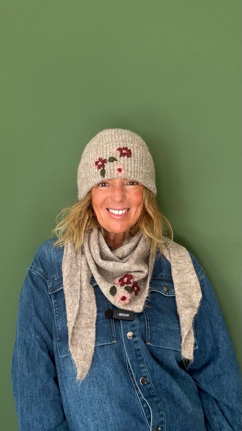 Ensemble bonnet Bandana beige Ensemble bonnet Bandana beige