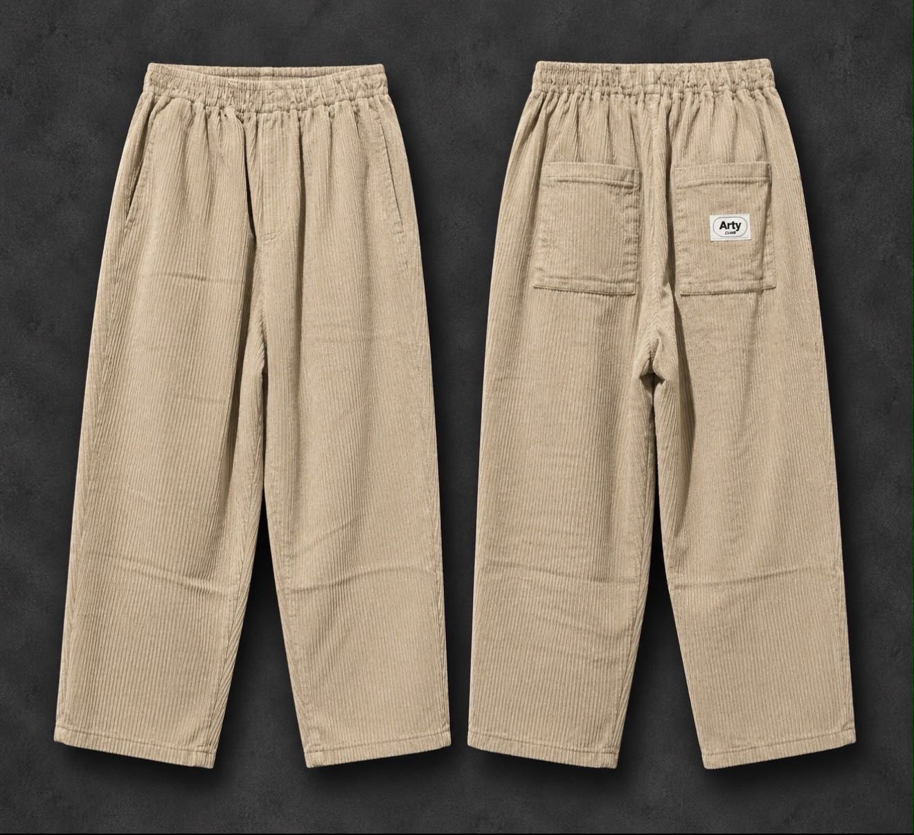 Pantalon Arty velours beige Pantalon Arty velours beige