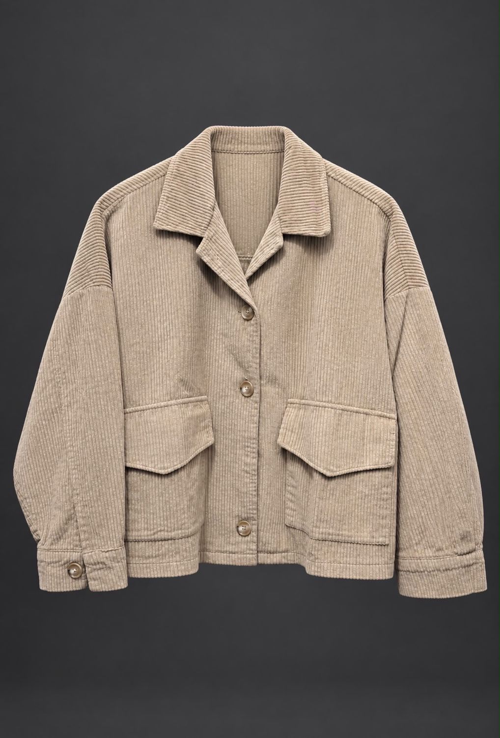 Veste Arty velours beige