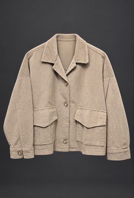 Veste Arty velours beige