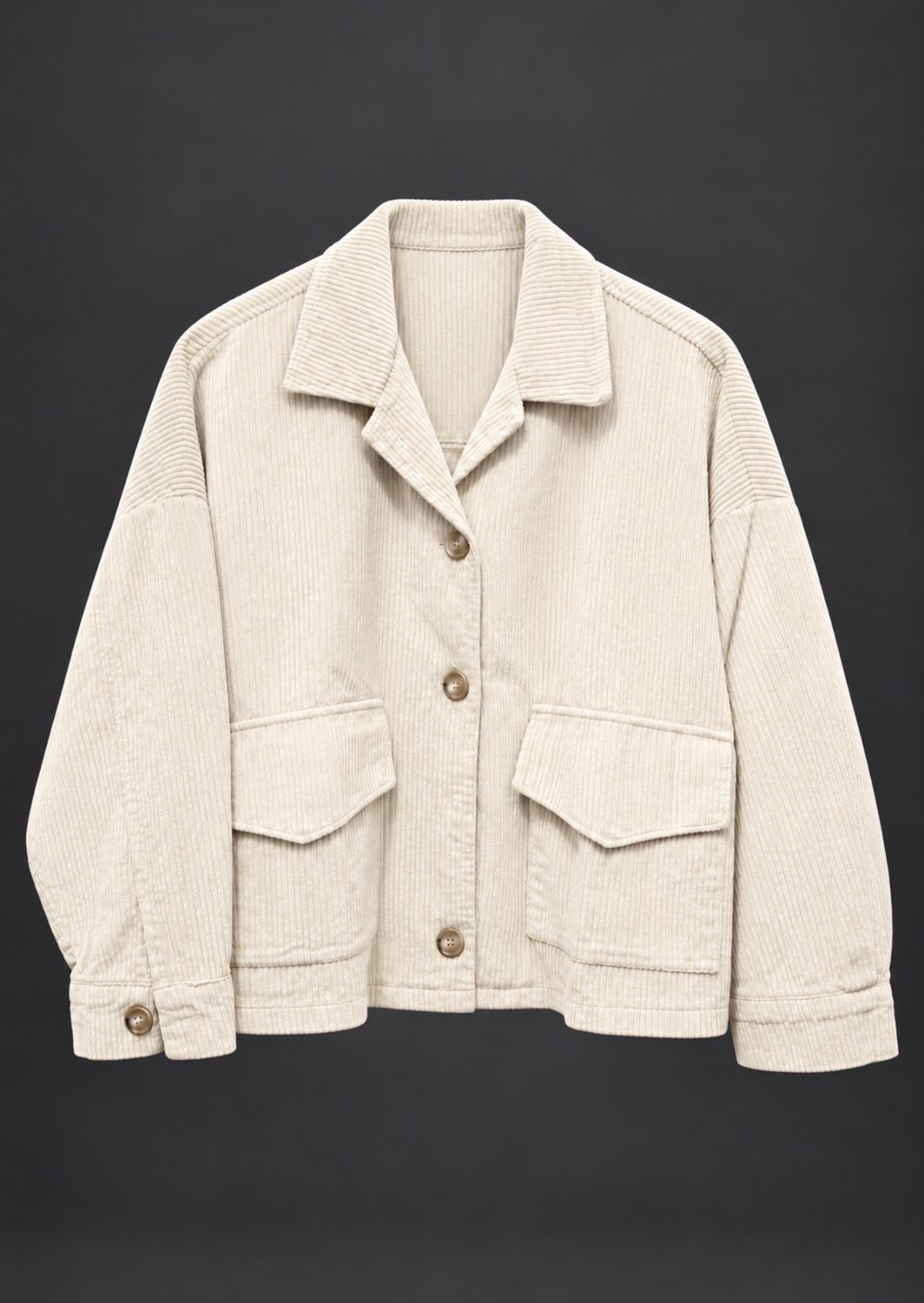 Veste Arty velours écru