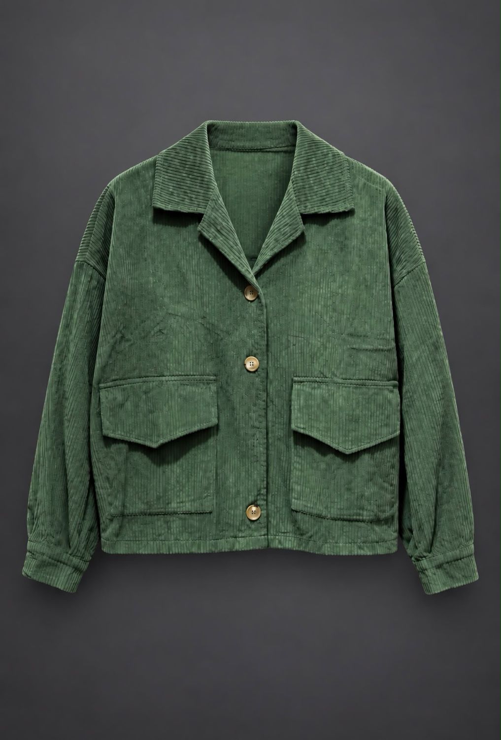 Veste Arty velours kaki Veste Arty velours kaki