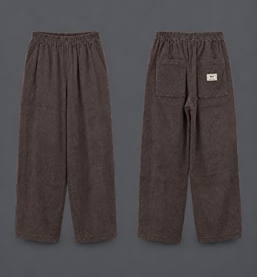Pantalon Arty velours chocolat