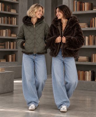 Veste Cecile kaki/choco la Cabane Veste Cecile kaki/choco la Cabane