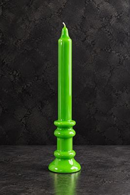 Bougie Chandelier en cire vert pomme