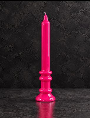 Bougie chandelier en cire Rose Rose Metal