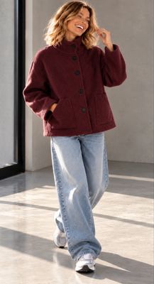 Veste Lucie Bordeaux la Cabane Veste Lucie Bordeaux la Cabane