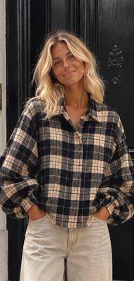 Chemise Margot black la Cabane