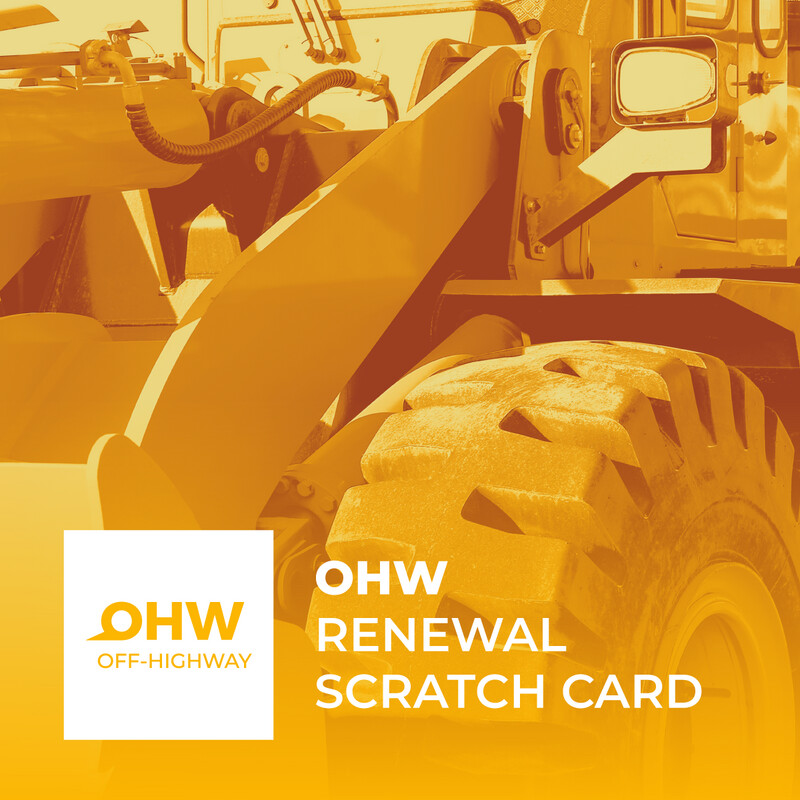 Off Highway Vehicle  Renewal