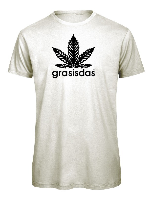 grasisdas weißes T Shirt Logo groß