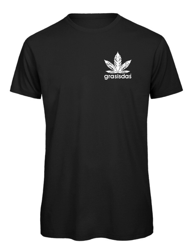 grasisdas schwarzes T Shirt Logo klein II