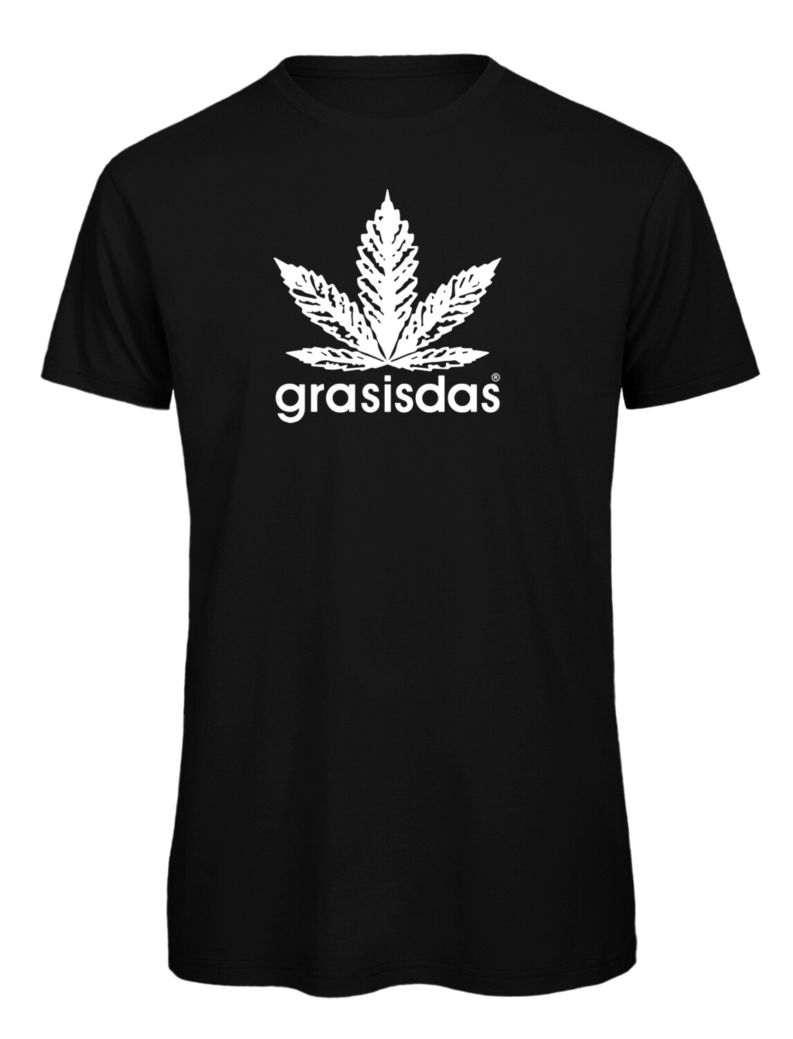 grasisdas schwarzes T Shirt Logo groß II