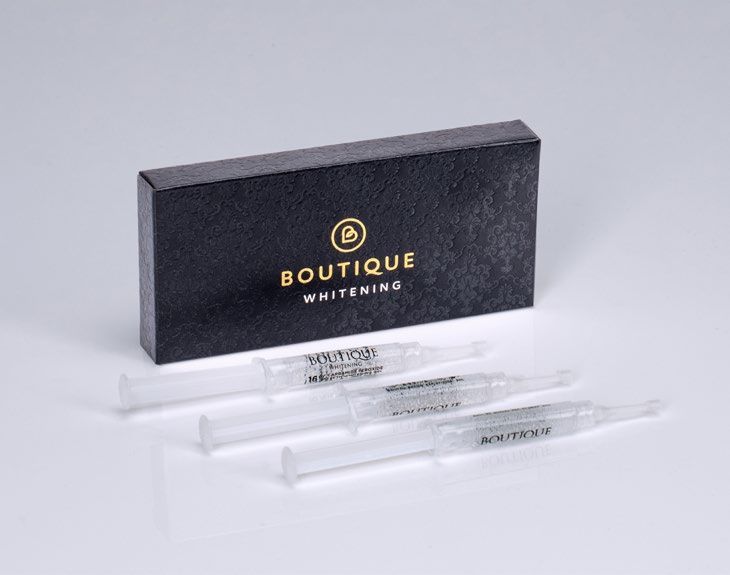 Boutique Whitening Gels 10% CP 3ml x 3 Pack Boutique Whitening Gels 10% CP 3ml x 3 Pack