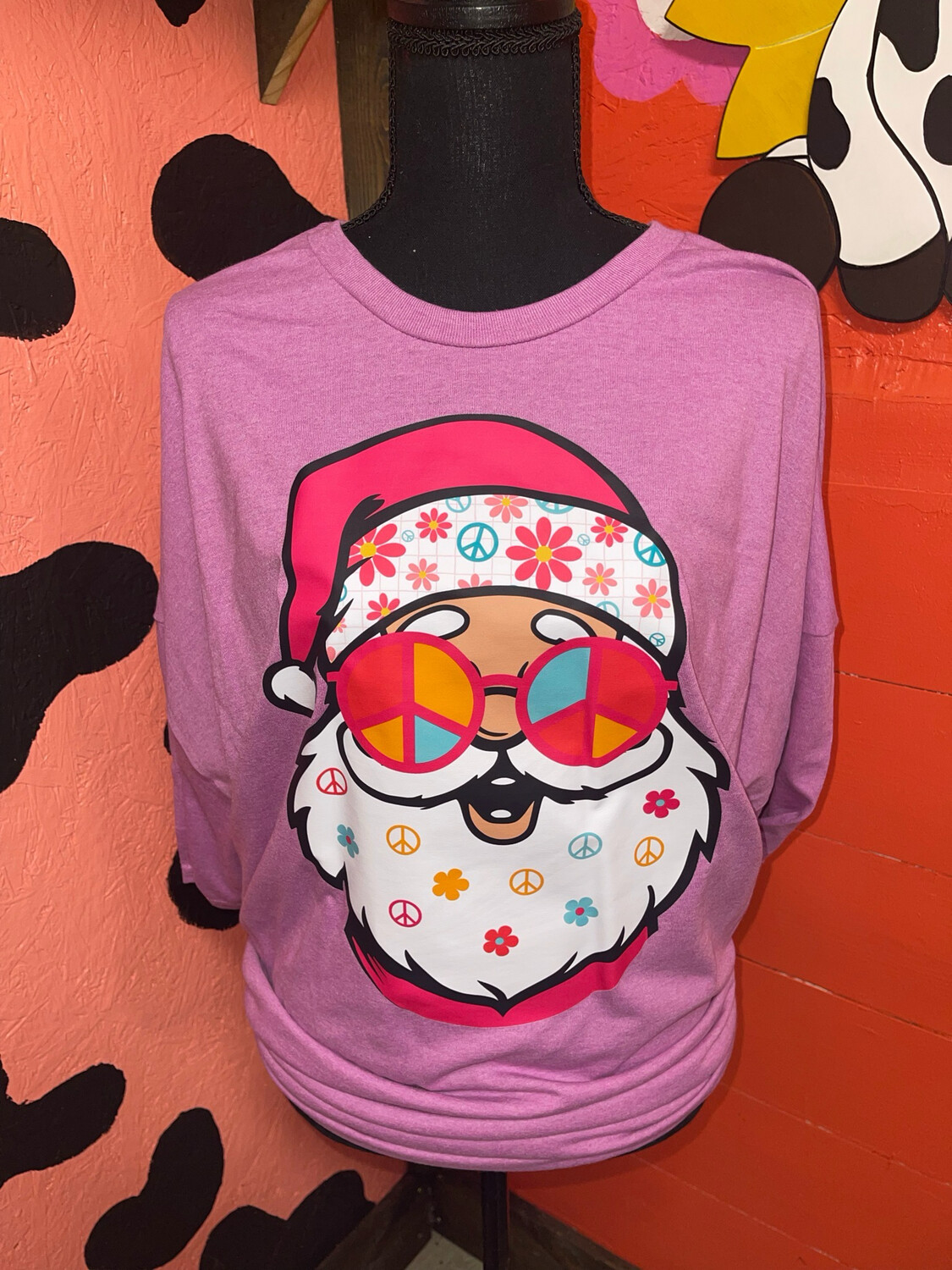 Peace Santa Long Sleeve