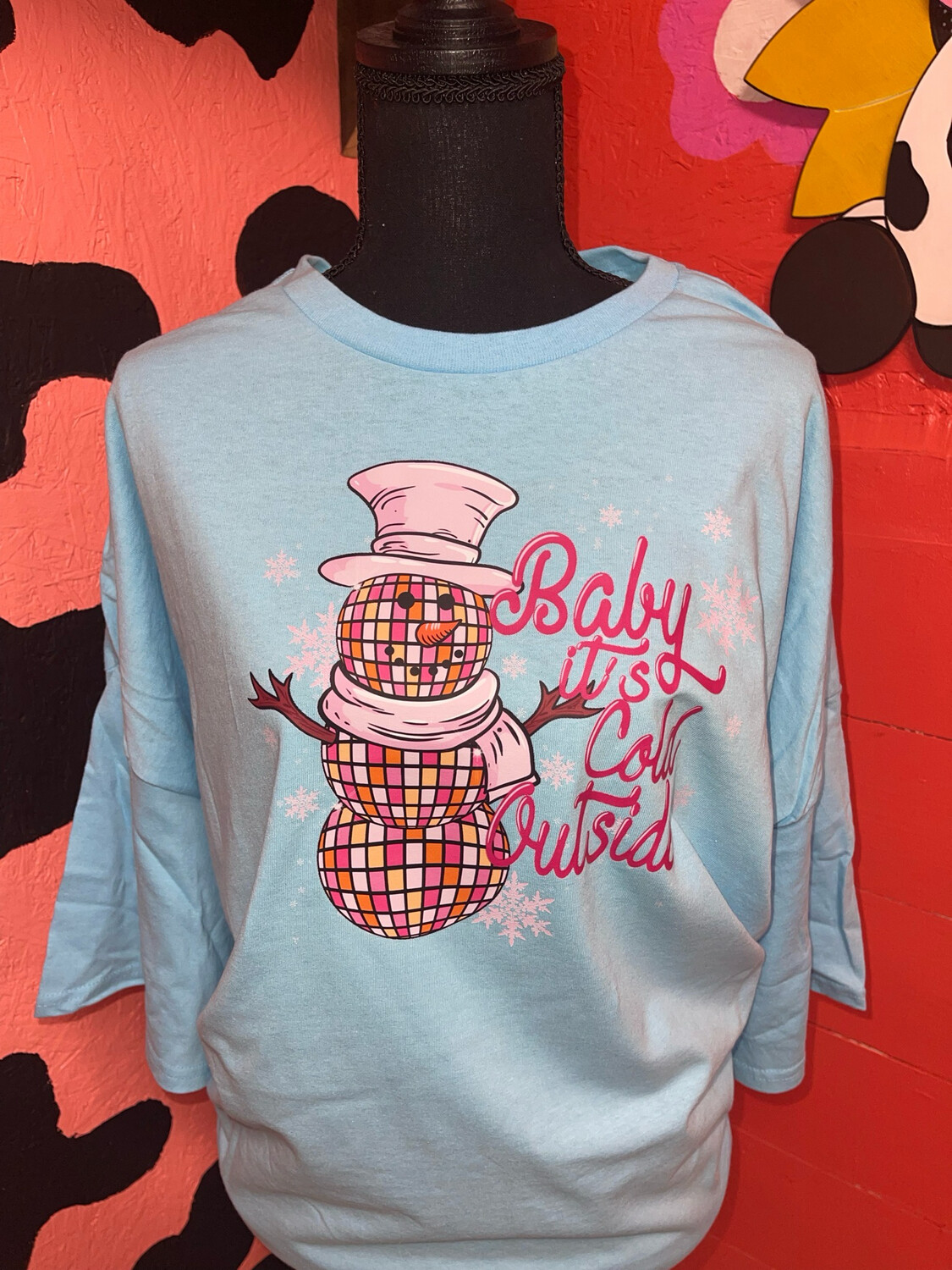 Disco Snowman Long Sleeve