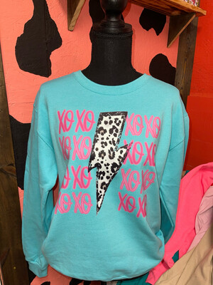 Lighting Bolt Xoxo Crew