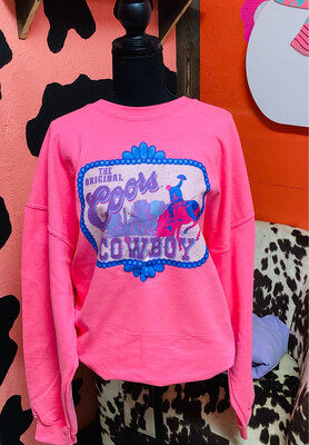 Pink Coors Crew Neck