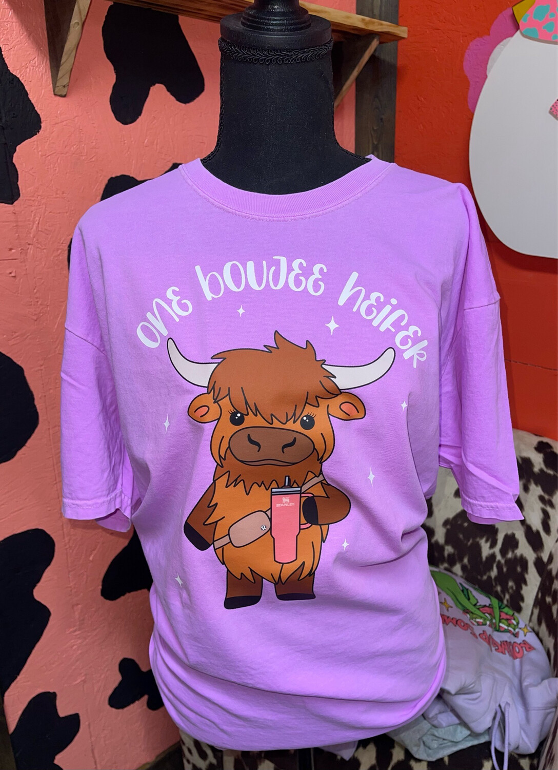 Bougie Heifer Comfort Color Shirt
