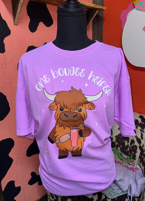 Bougie Heifer Comfort Color Shirt