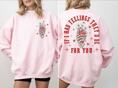 Feeling For You Light Pink Crewneck